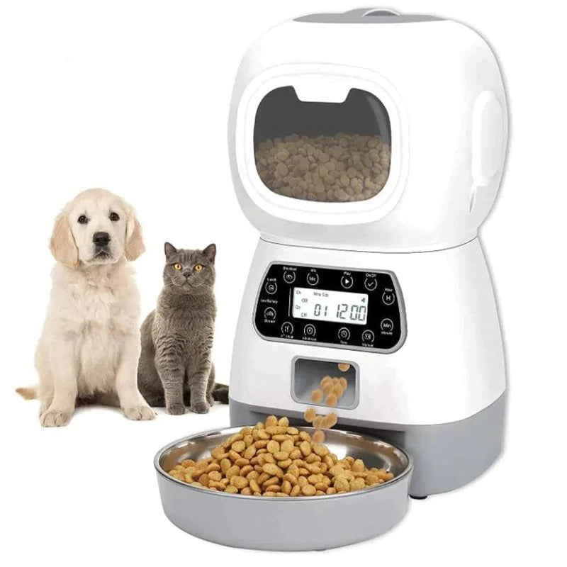 Alimentador Automático para Cães e Gatos - Família Magazine