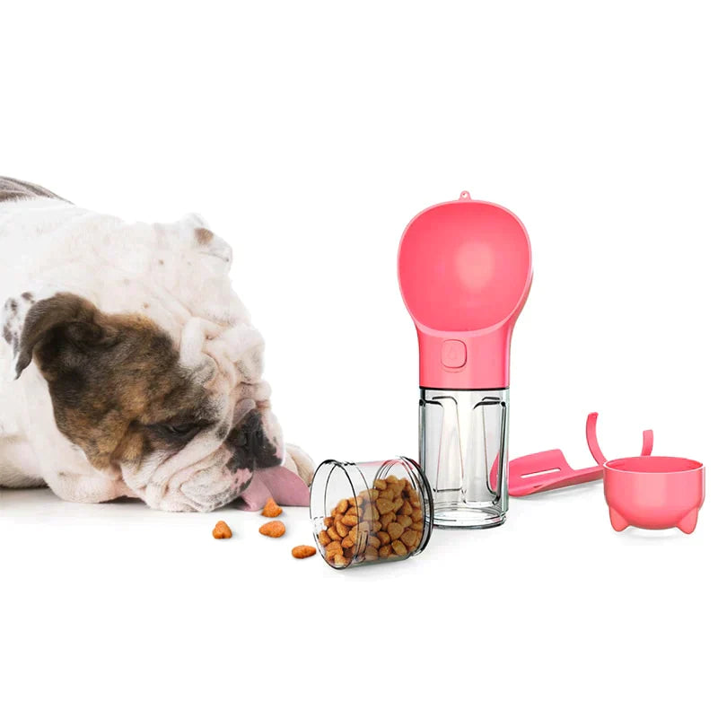 Garrafa de água portátil para cães e gatos - Família Magazine