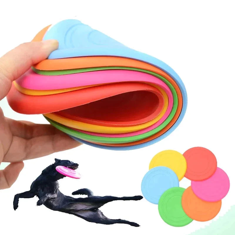 Disco de silicone - brinquedo para pet - Família Magazine