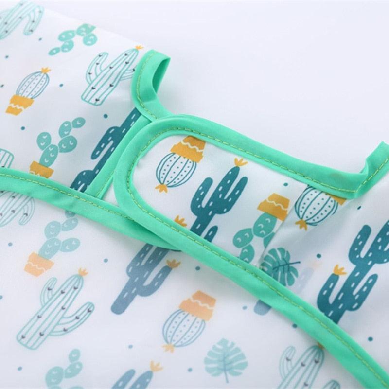 Avental de manga comprida para bebês - Família Magazine